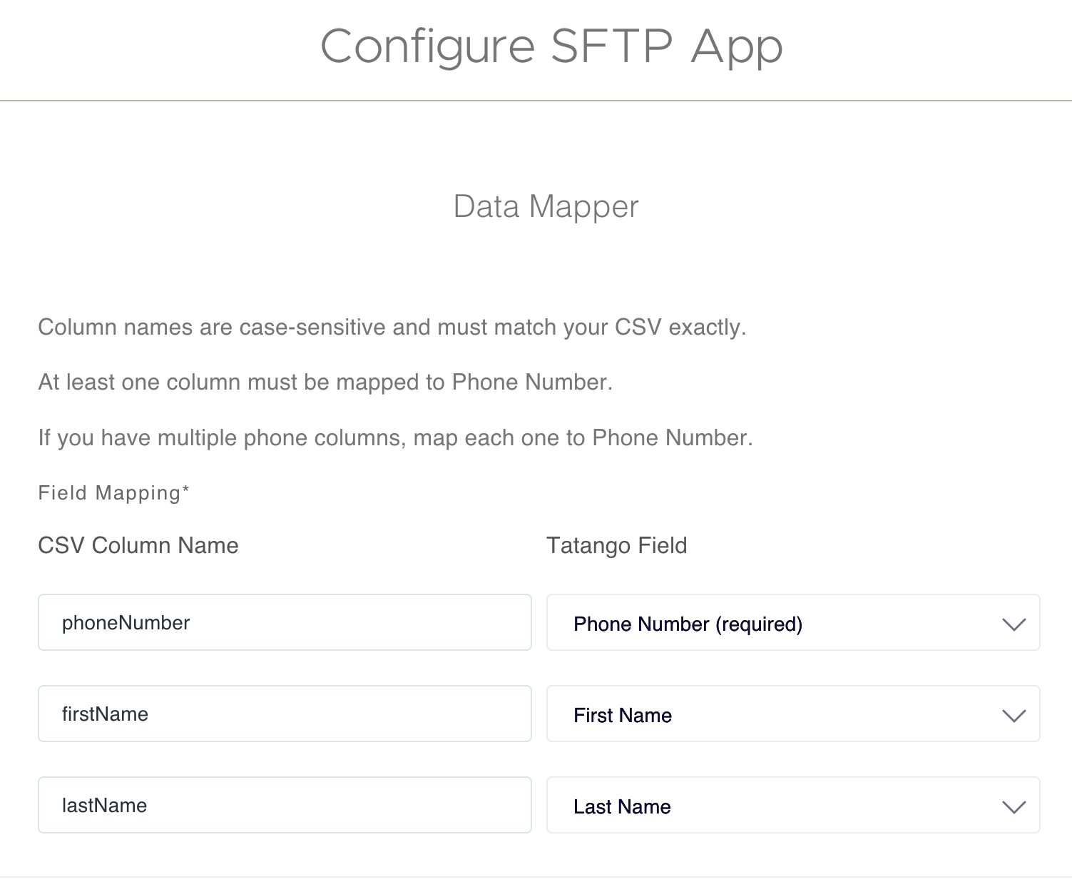 Keep subscriber data updated automatically via SFTP