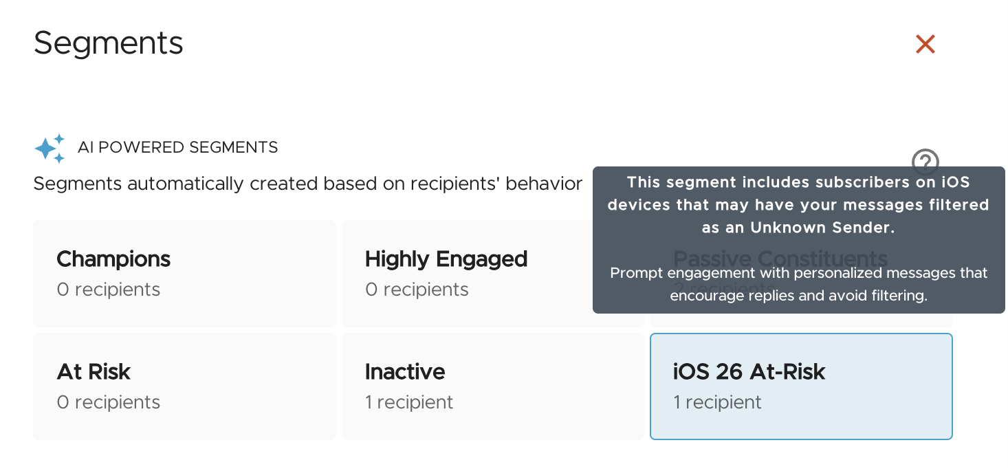 Stay visible with the new “iOS 26 At-Risk” Power Segment