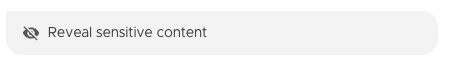 Inbox: hide/unhide sensitive content