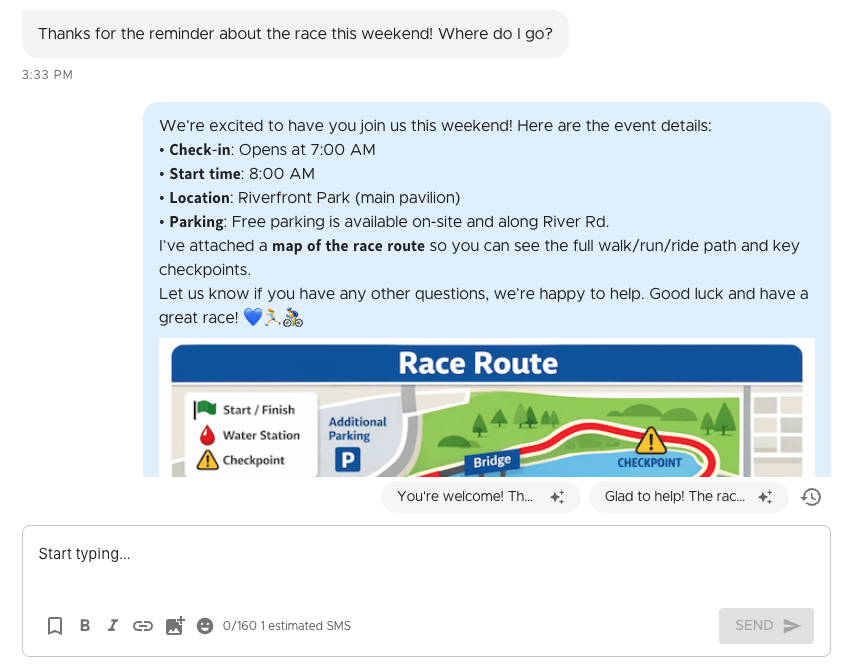 Enrich your Inbox responses with MMS replies