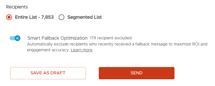 Boost ROI by excluding MMS fallbacks