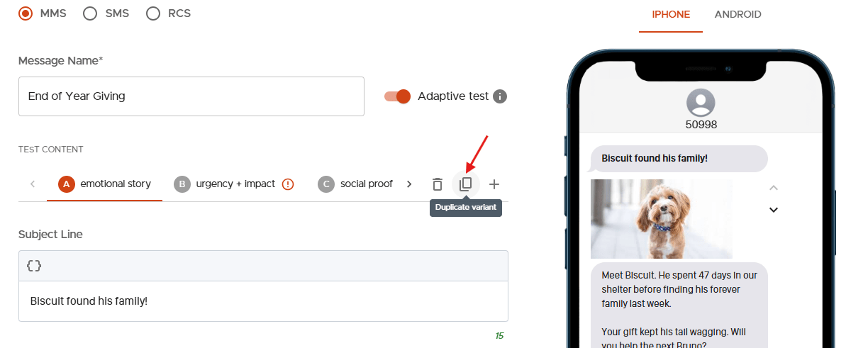 Test smarter with Adaptive Testing