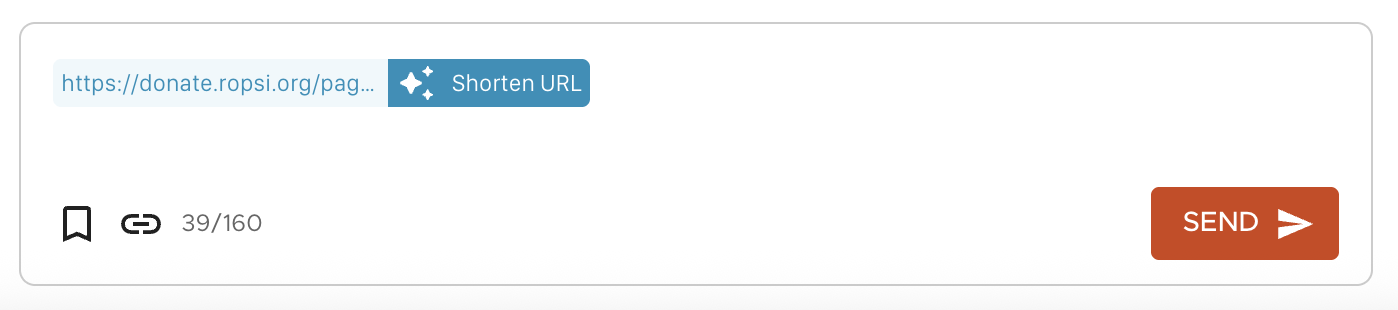 Shorten URLs with a click