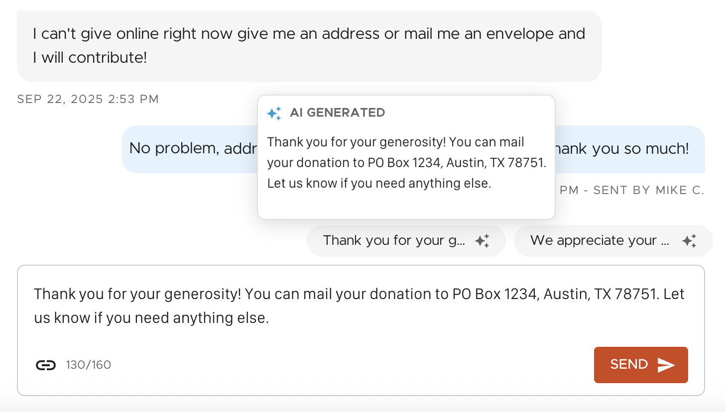 Speed through replies with AI Suggested Responses