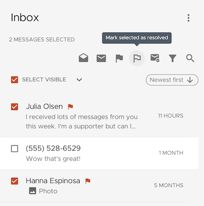 Bulk actions now available in Inbox