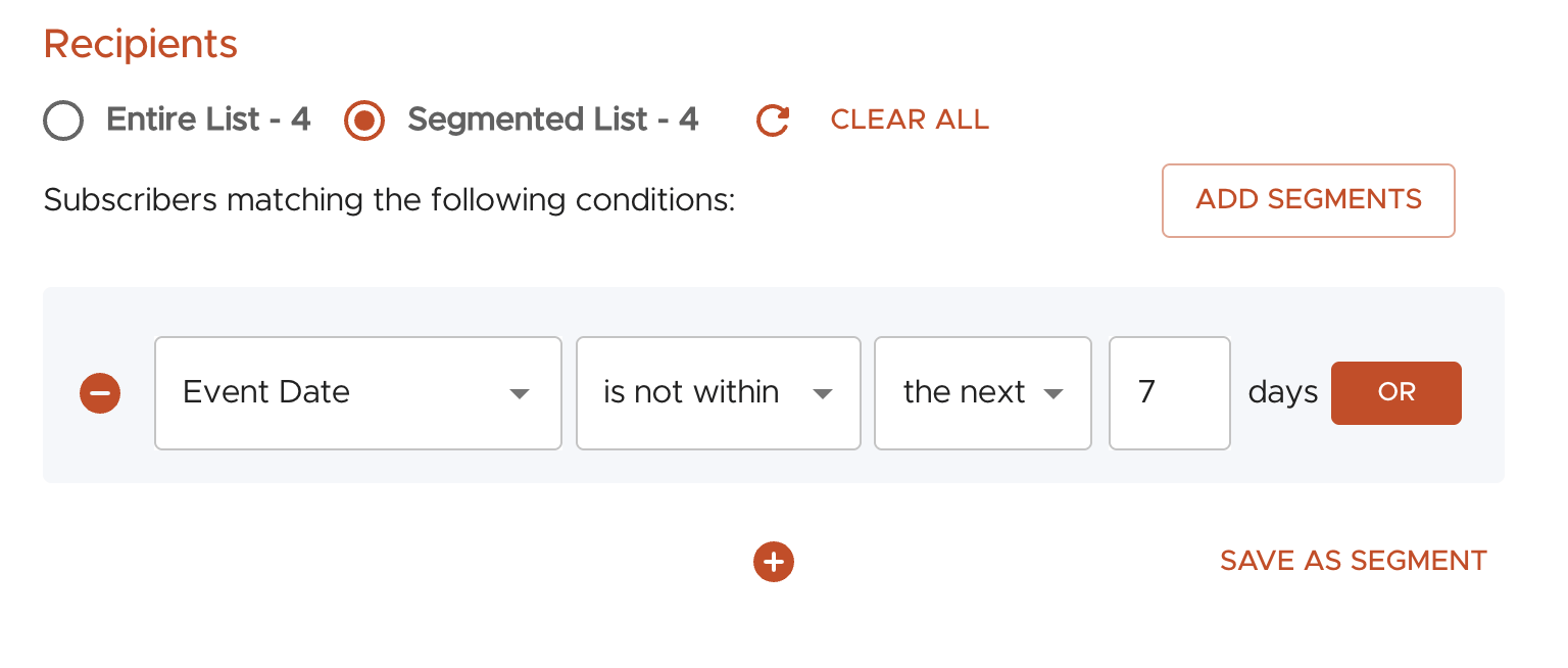 New date custom-field operator: within the NEXT (x) days